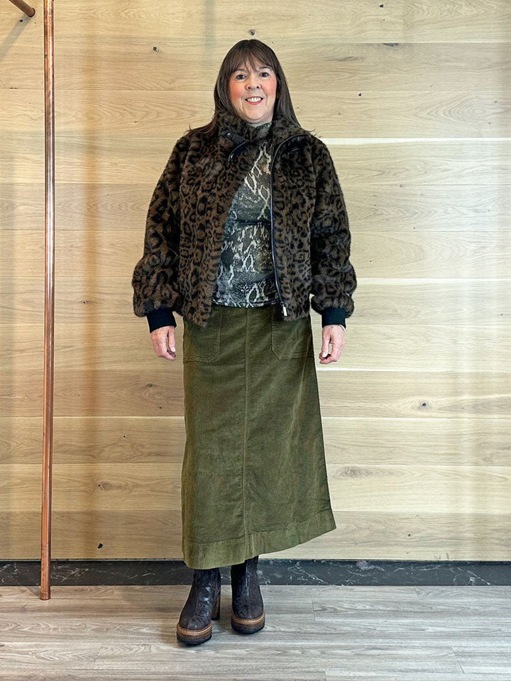 Gillian | Women’s short faux-fur jacket