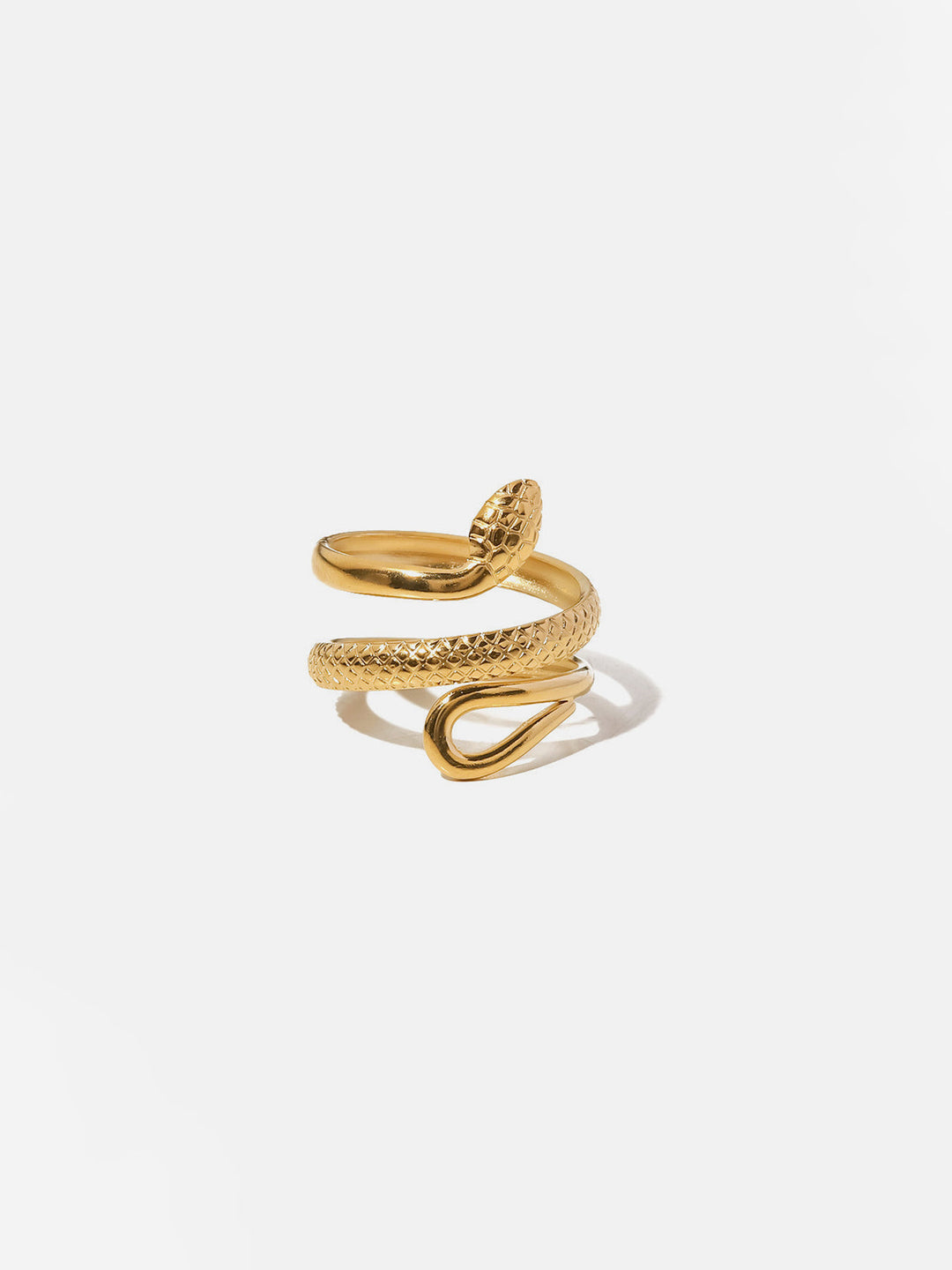 Faelina | Women’s snake ring with sculptural wrap design