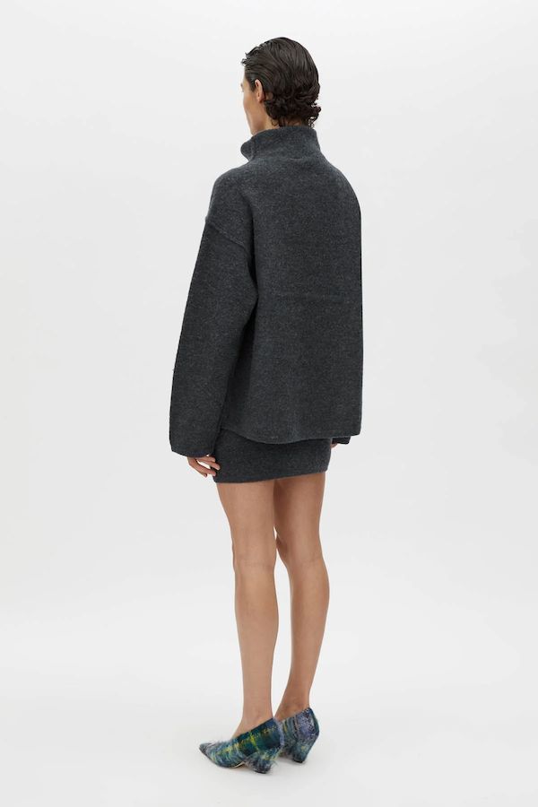 Mariam | Women’s merino wool funnel neck sweater