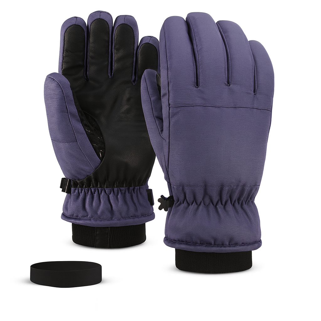 Zanea | Women’s snowboard gloves with pre-shaped contour and flexible winter shaping