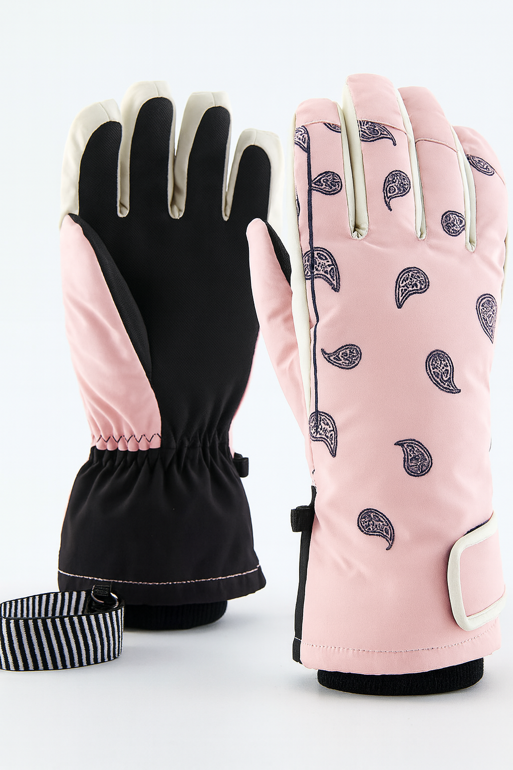 Tovia | Women’s winter snow gloves with ergonomic shaping and colorful detailing