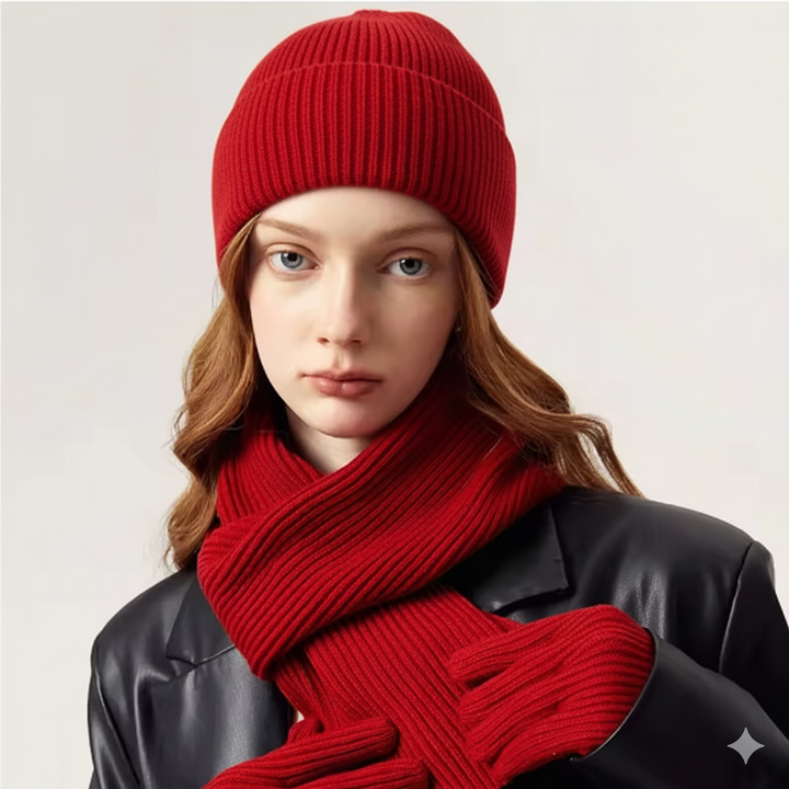 Nisse | Women’s winter knit set with a streamlined cold-season silhouette