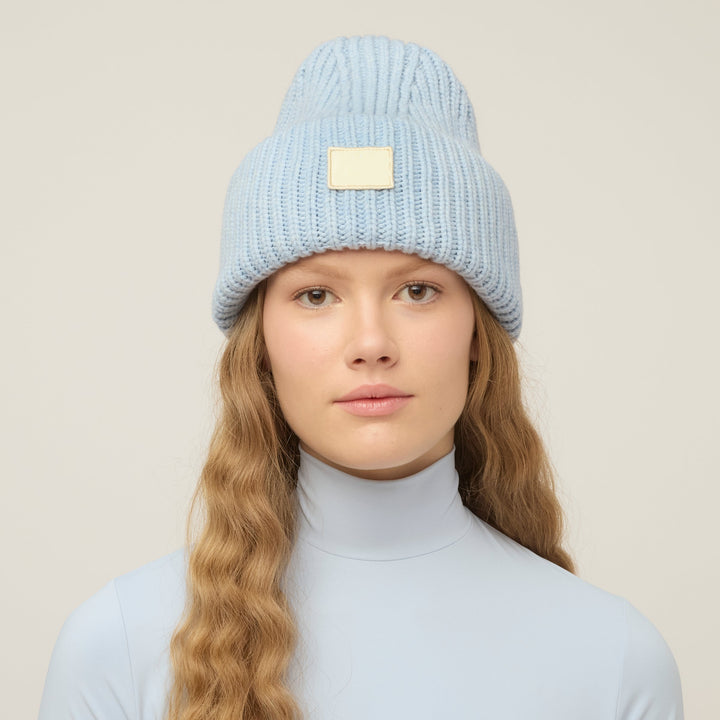 Osyla | Women’s alpine knit beanie with a smooth rounded winter silhouette