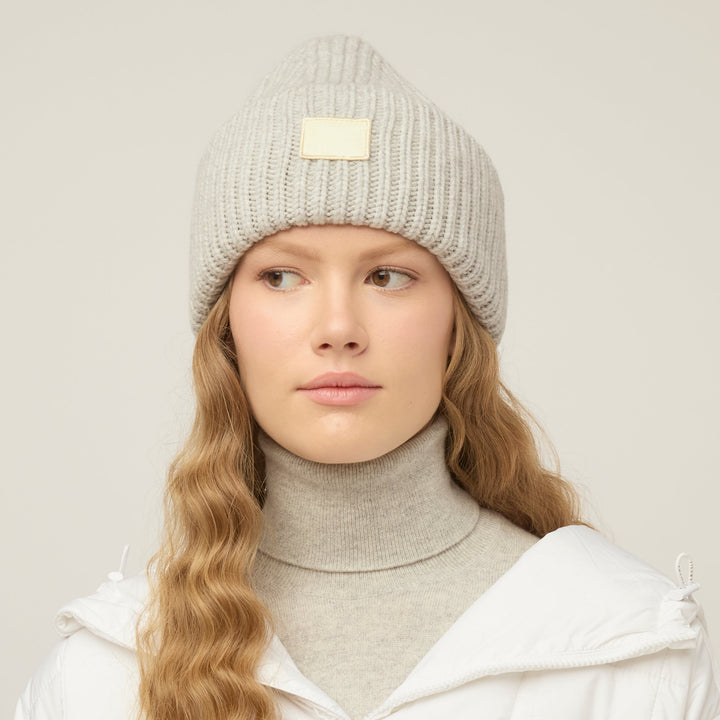 Briselle | Women’s alpine knit beanie with a soft rounded cold-season silhouette
