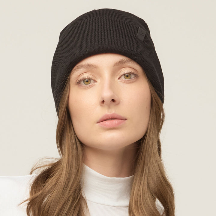 Soretta | Women’s hydrowool knit beanie with a soft folded cuff