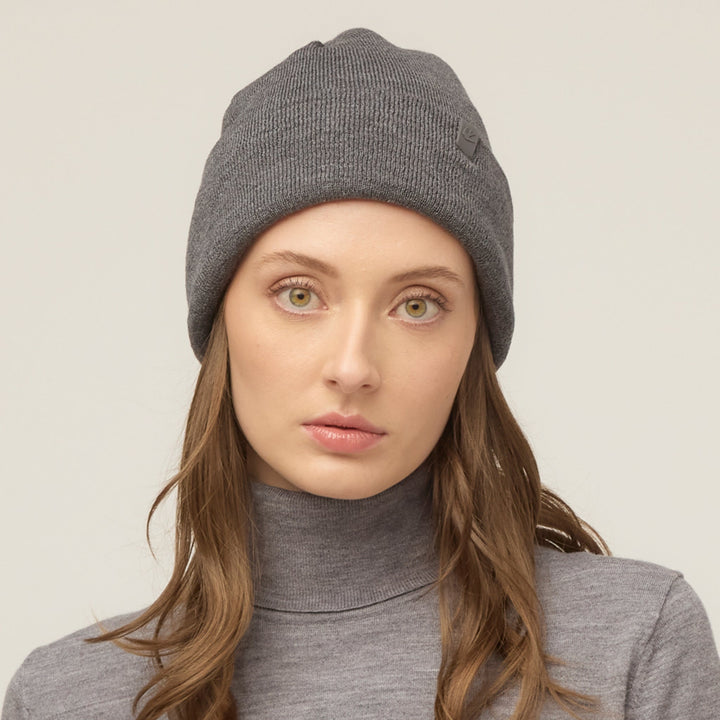 Soretta | Women’s hydrowool knit beanie with a soft folded cuff