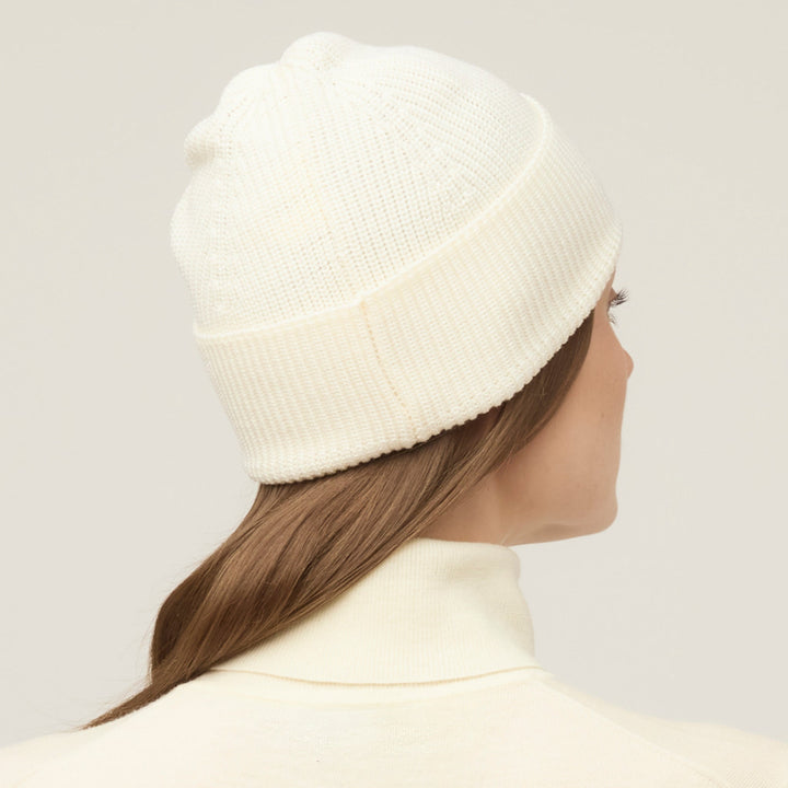 Lirwen | Women’s hydrowool knit beanie with a soft folded cuff