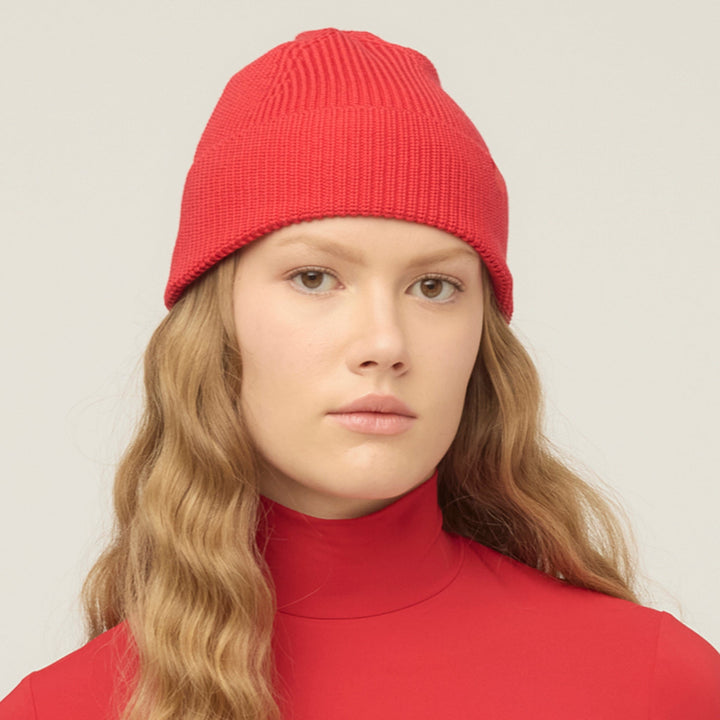 Lirwen | Women’s hydrowool knit beanie with a soft folded cuff