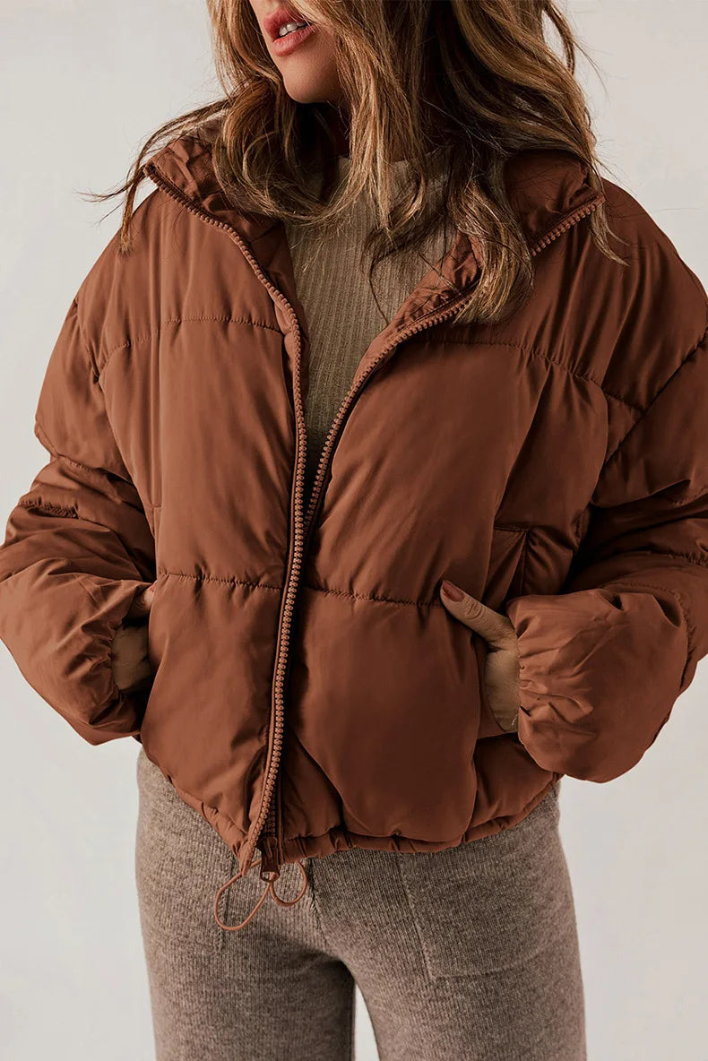 Henley | Women’s lightweight quilted puffer jacket