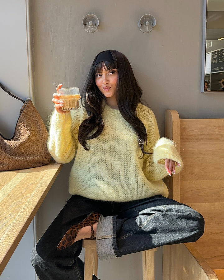 Adeline | Women’s knit sweater with draped design