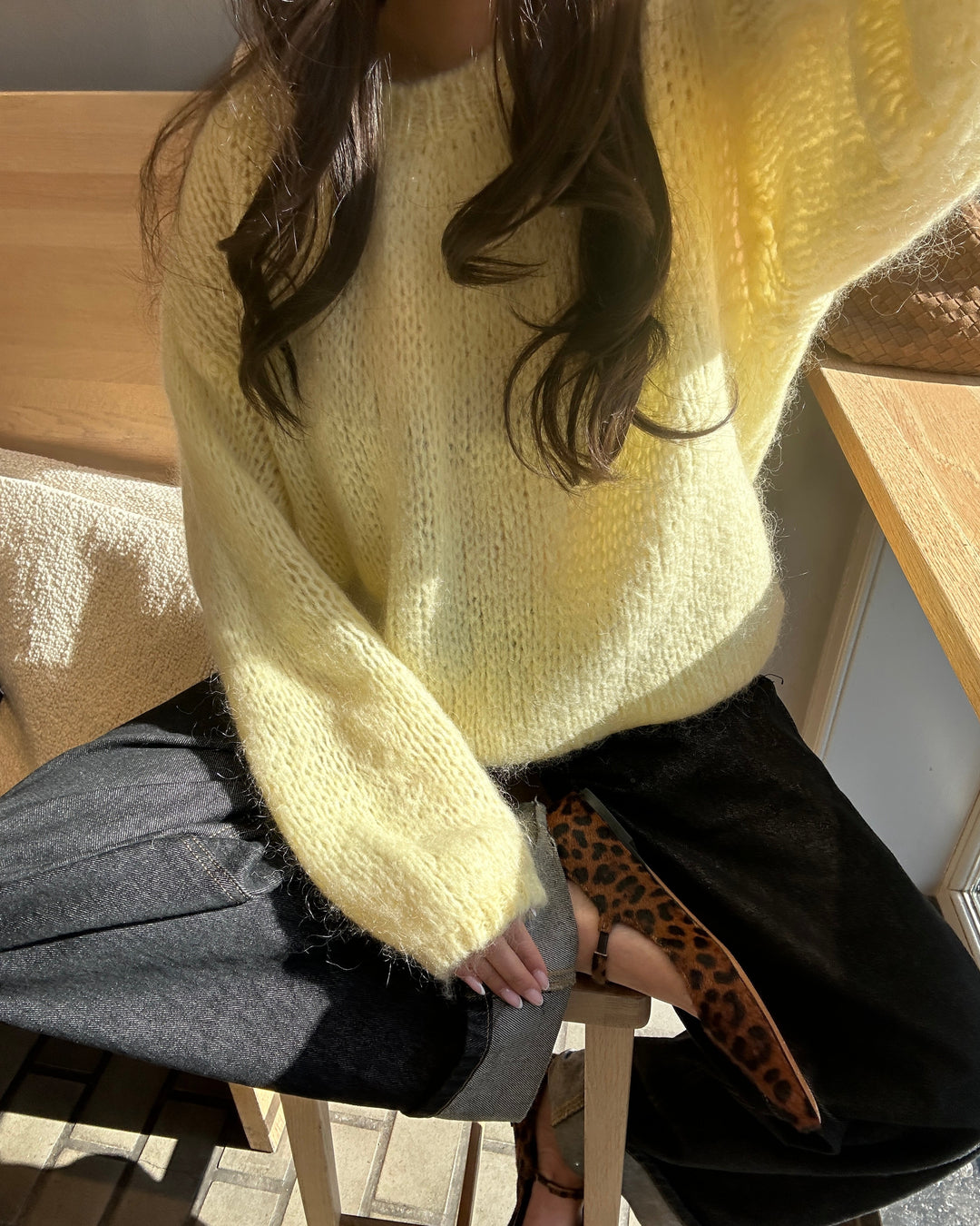 Adeline | Women’s knit sweater with draped design