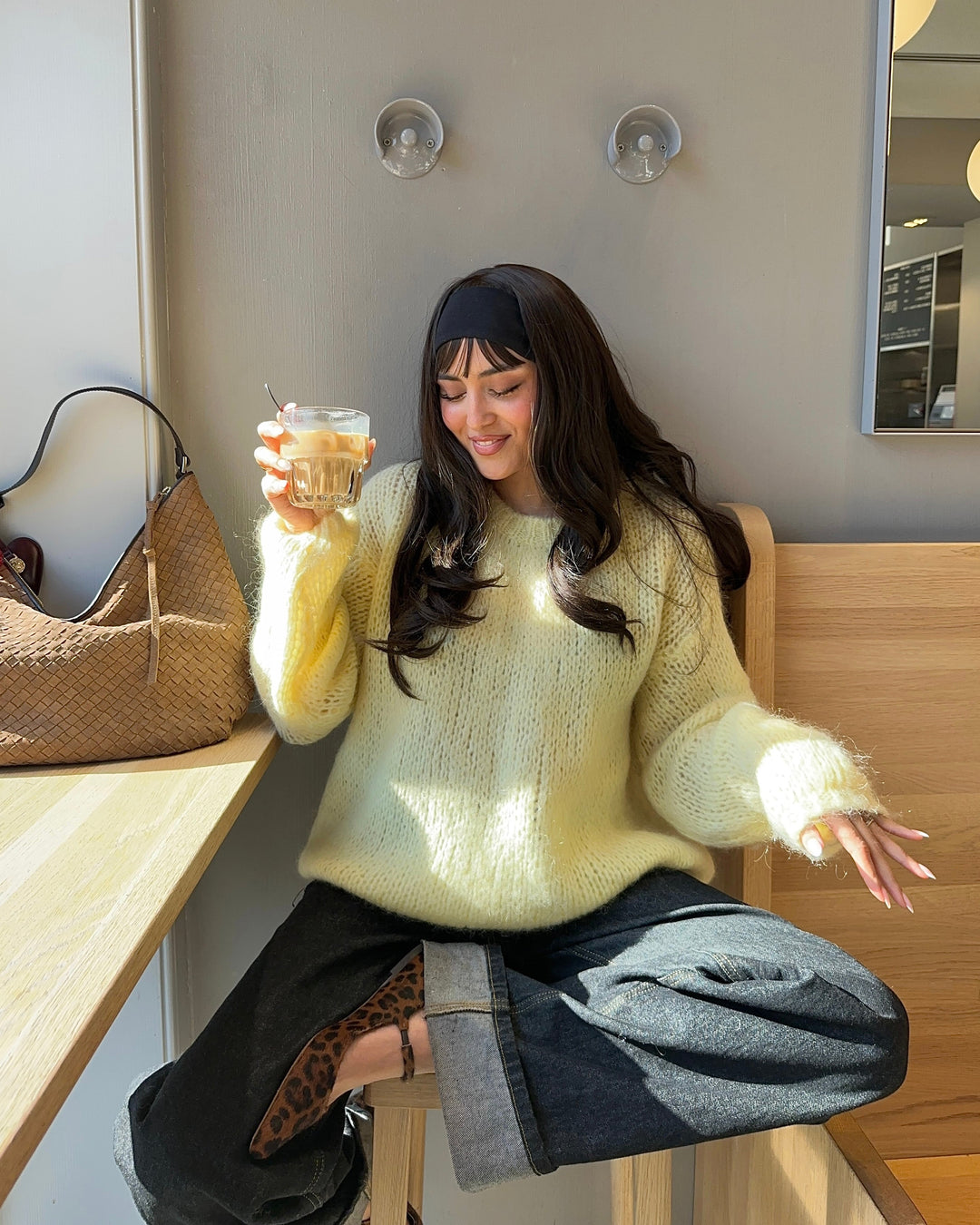 Adeline | Women’s knit sweater with draped design