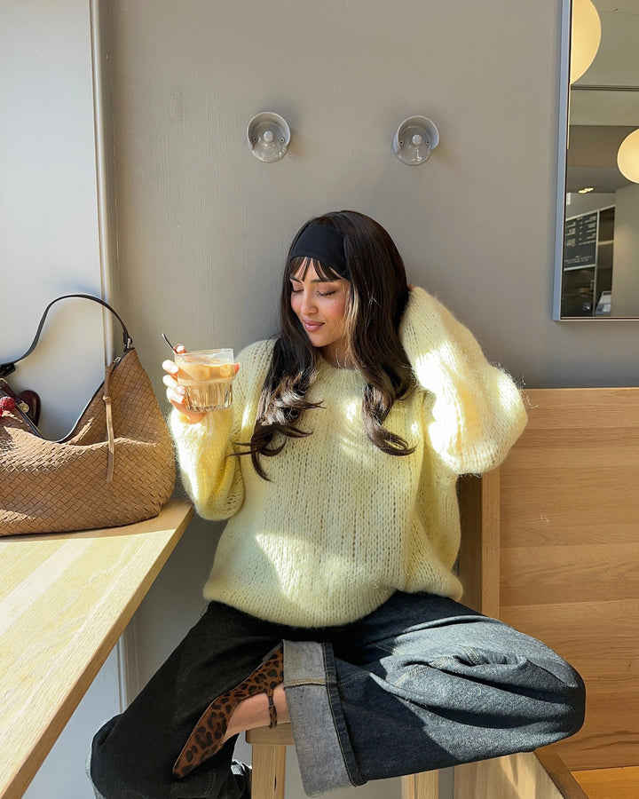 Adeline | Women’s knit sweater with draped design