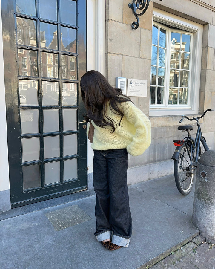 Adeline | Women’s knit sweater with draped design