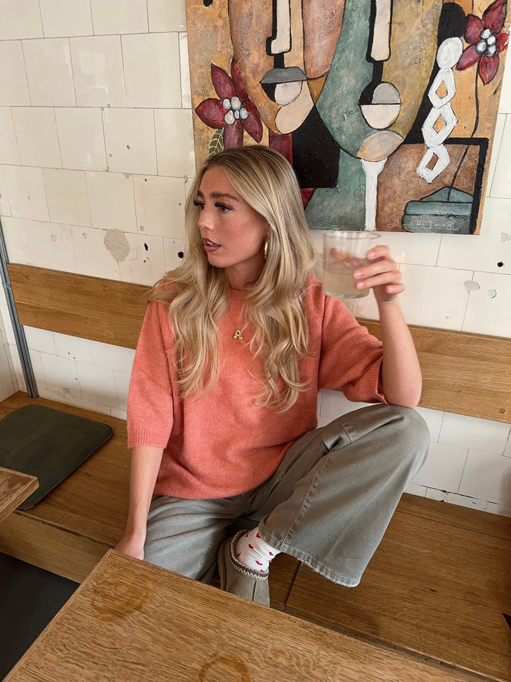 Sylvie | Women’s knit sweater with three-quarter sleeve design