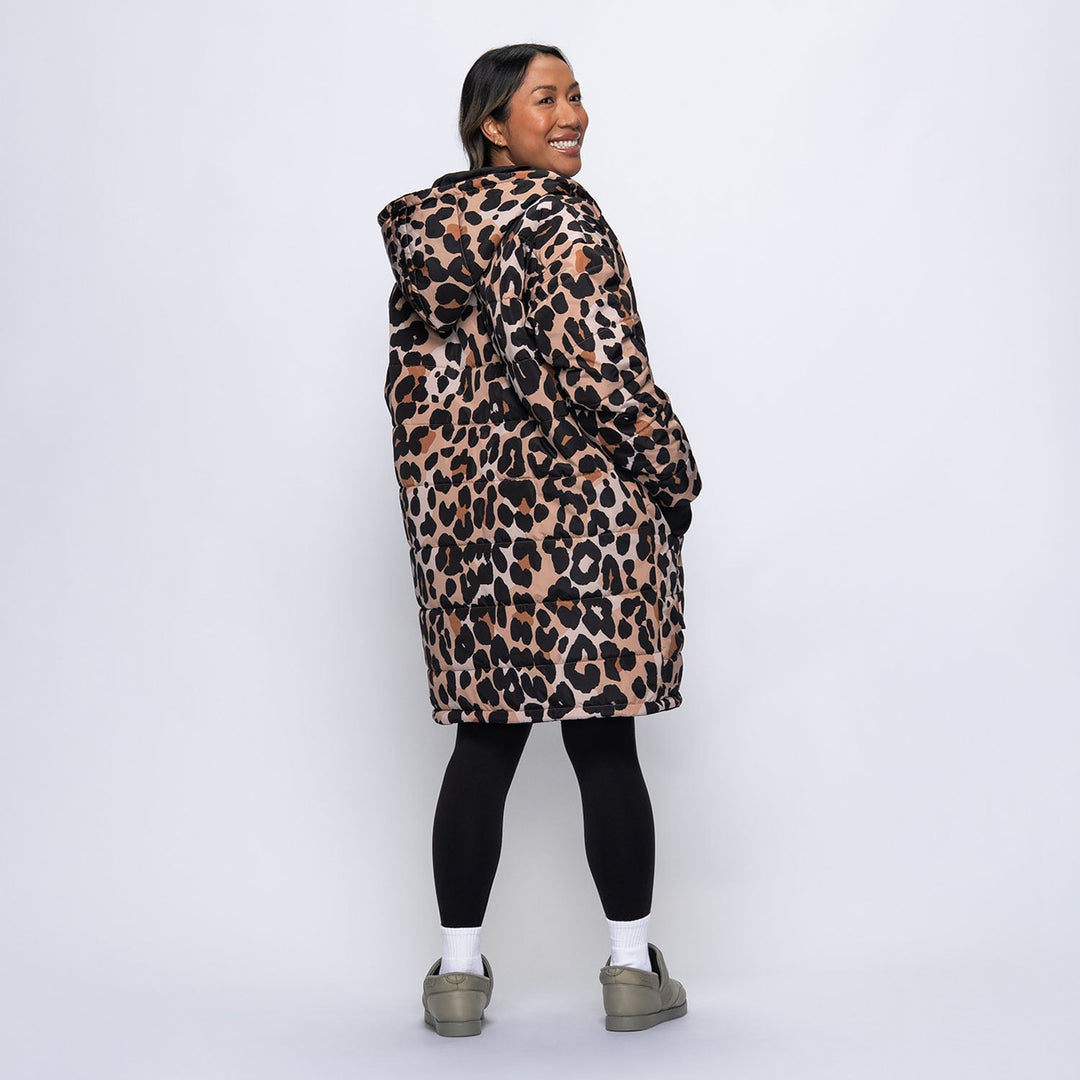 Elvie | Women’s reversible long puffer jacket