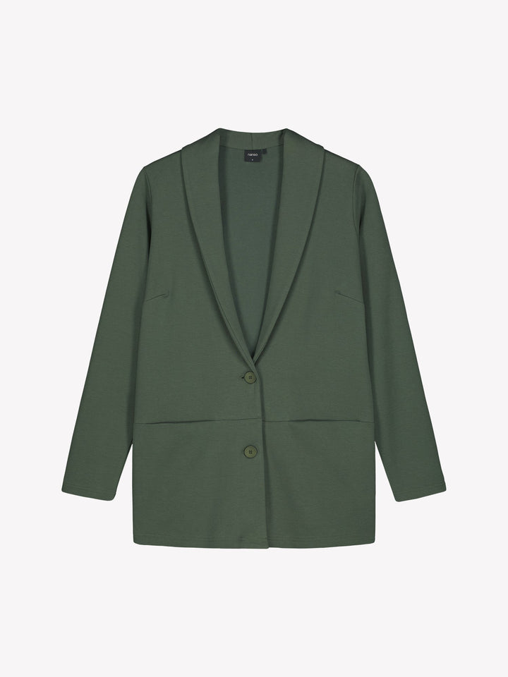 Eden | Women’s solid color tailored knit blazer