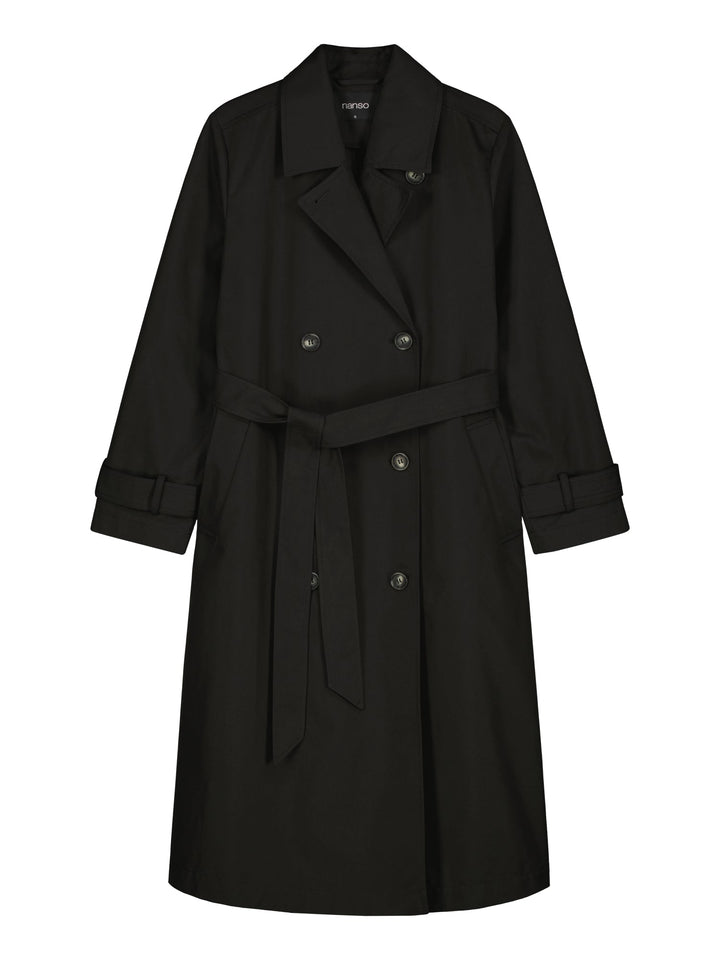 Ryza | Women’s classic belted trench coat with adjustable cuffs
