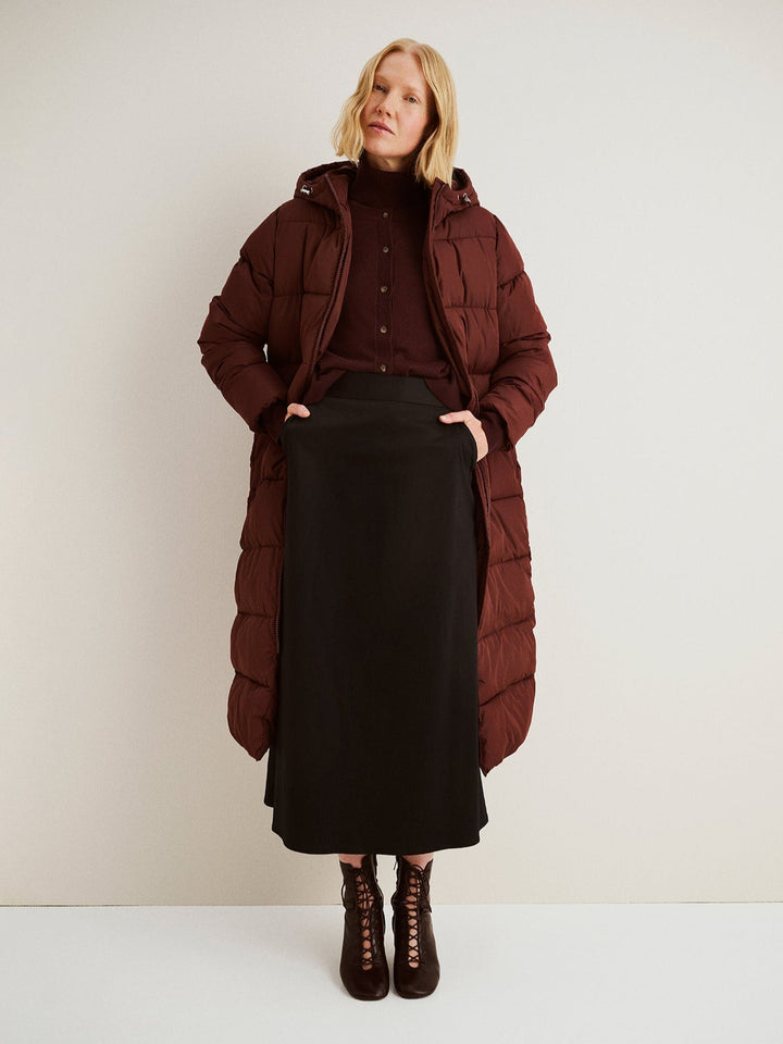 Tiana | Women’s long hooded puffer coat