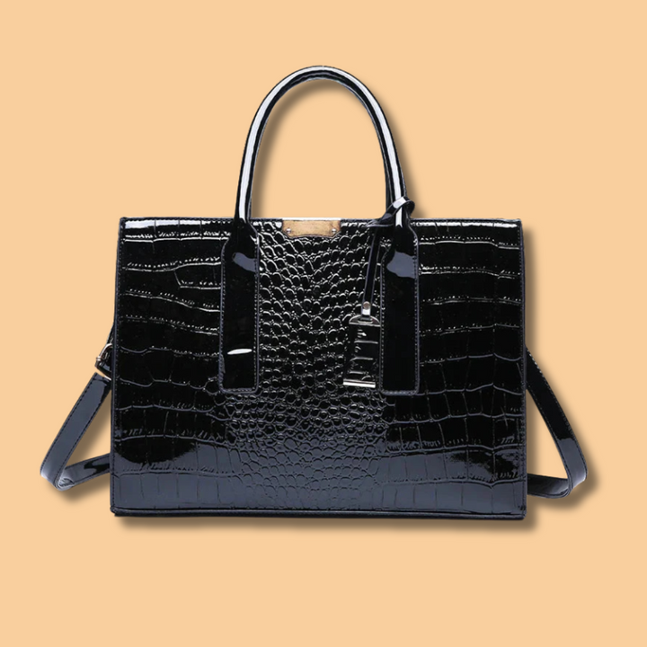 Sally | Women’s embossed handbag with structured design