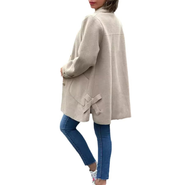 Moana | Women’s oversized coat with bow and button details