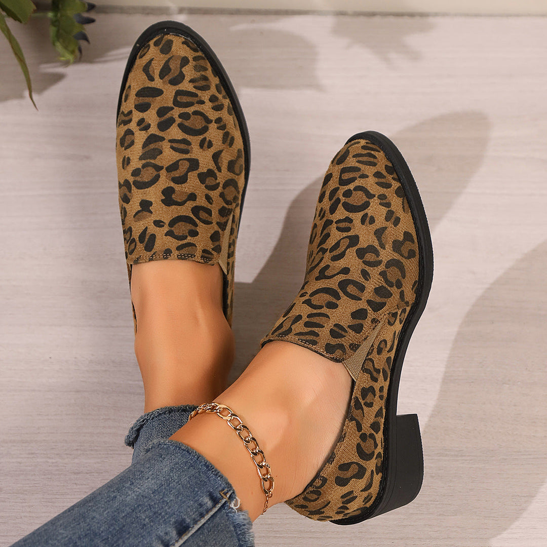 Mitch | Women's low leopard boots