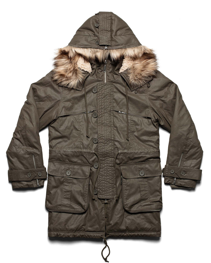Indira | Women’s waxed cotton parka jacket