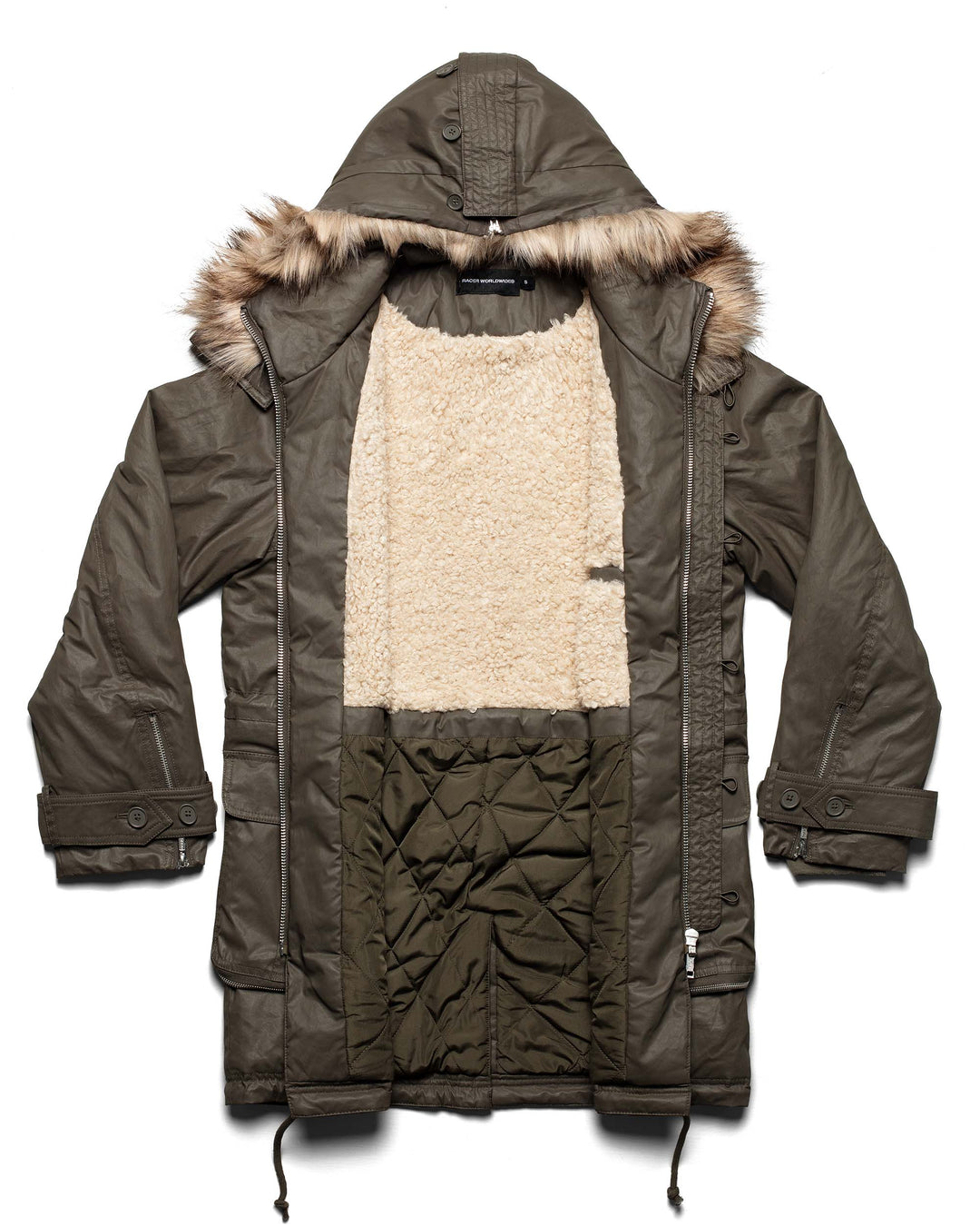 Indira | Women’s waxed cotton parka jacket