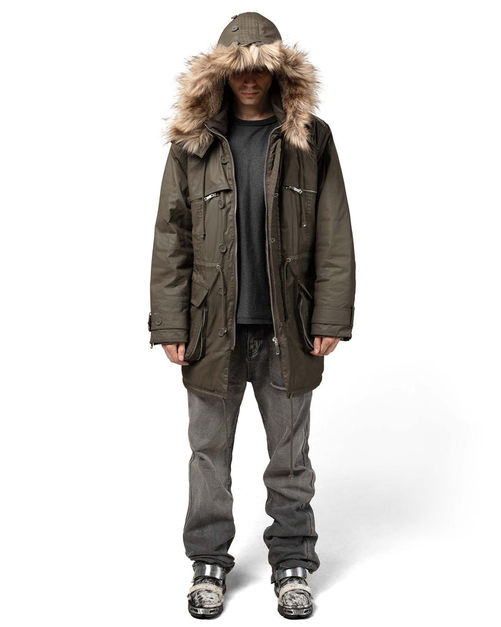 Indira | Women’s waxed cotton parka jacket