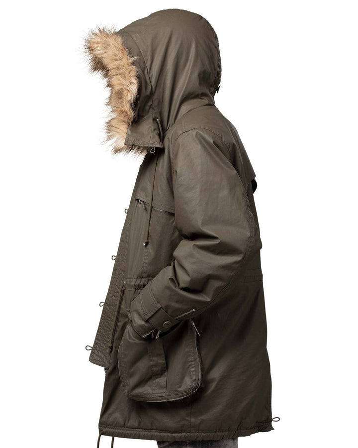 Indira | Women’s waxed cotton parka jacket