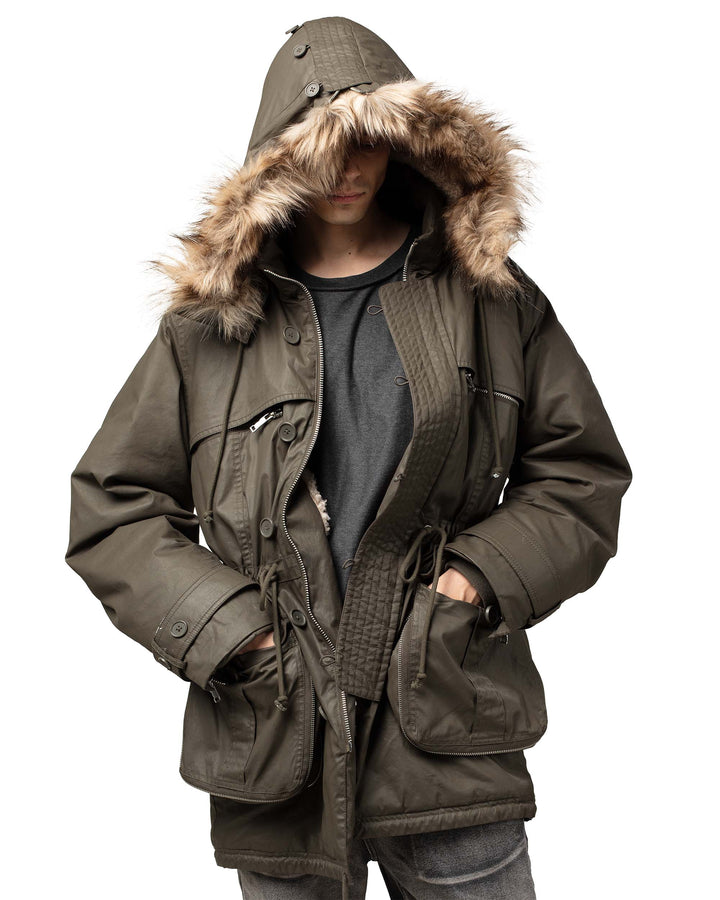 Indira | Women’s waxed cotton parka jacket