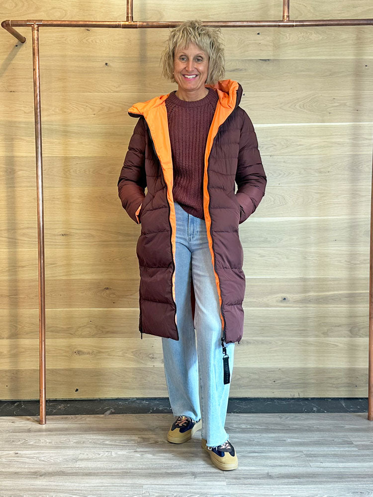 Keila | Women’s long reversible padded coat