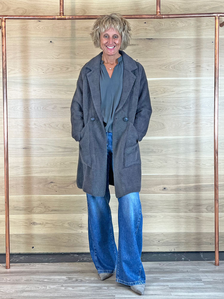 Vianne | Women’s long double-breasted coatigan