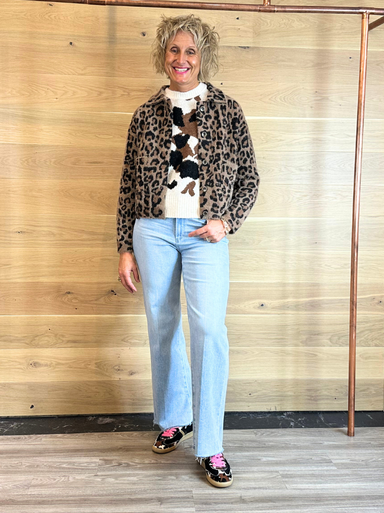 Ivony | Women’s printed short jacket