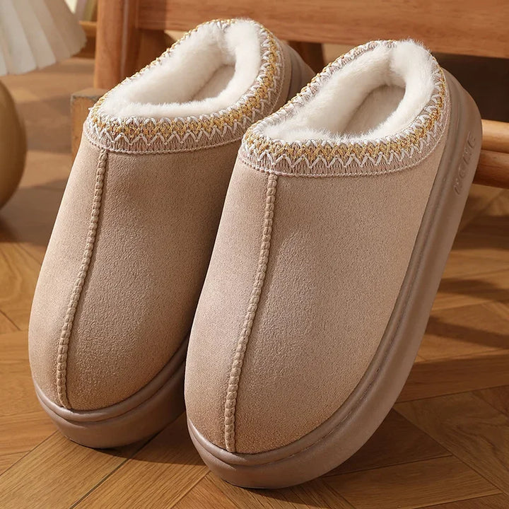 Kailise | Women’s fluffy platform slippers for cosy indoor comfort