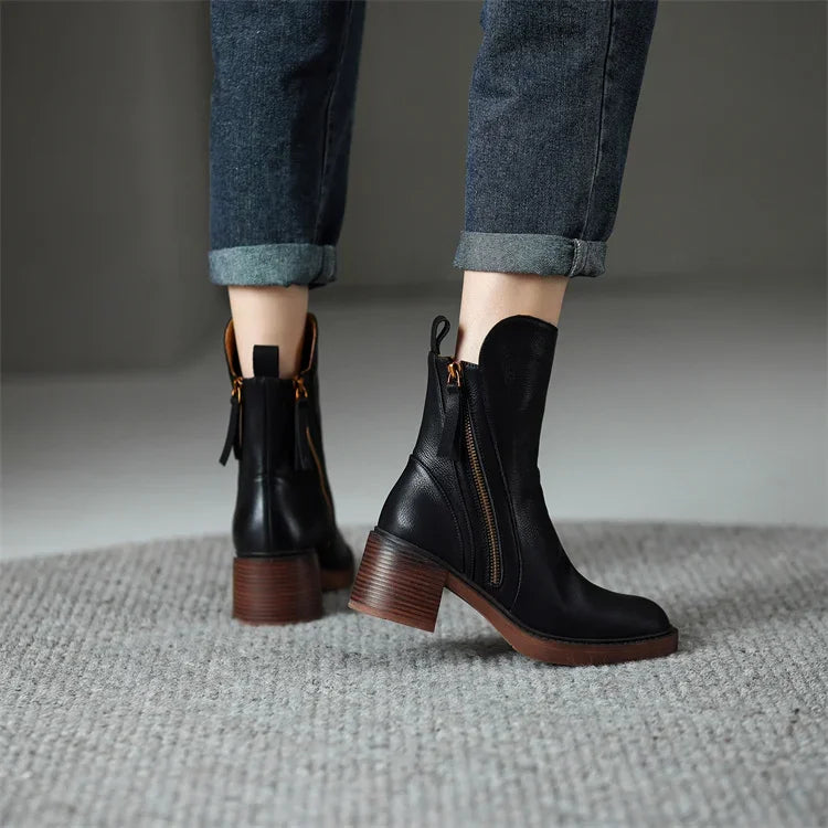 Grazia | Women's ankle two-toned boots