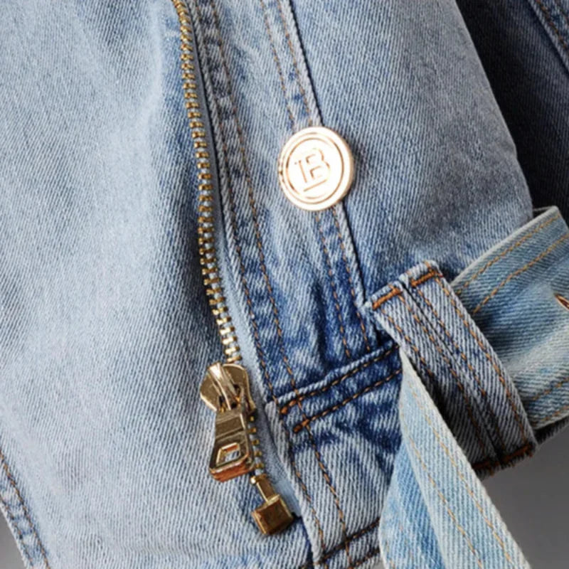 Leclat | Women's classic denim jacket with timeless fit and versatile style