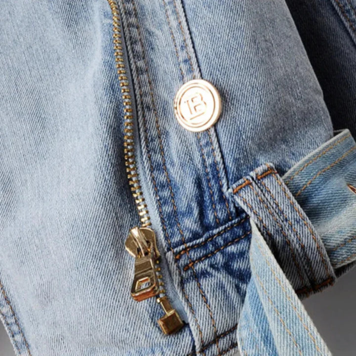 Leclat | Women's classic denim jacket with timeless fit and versatile style