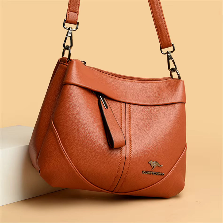 Julie | Women’s classic shoulder bag with adjustable strap and zip pocket