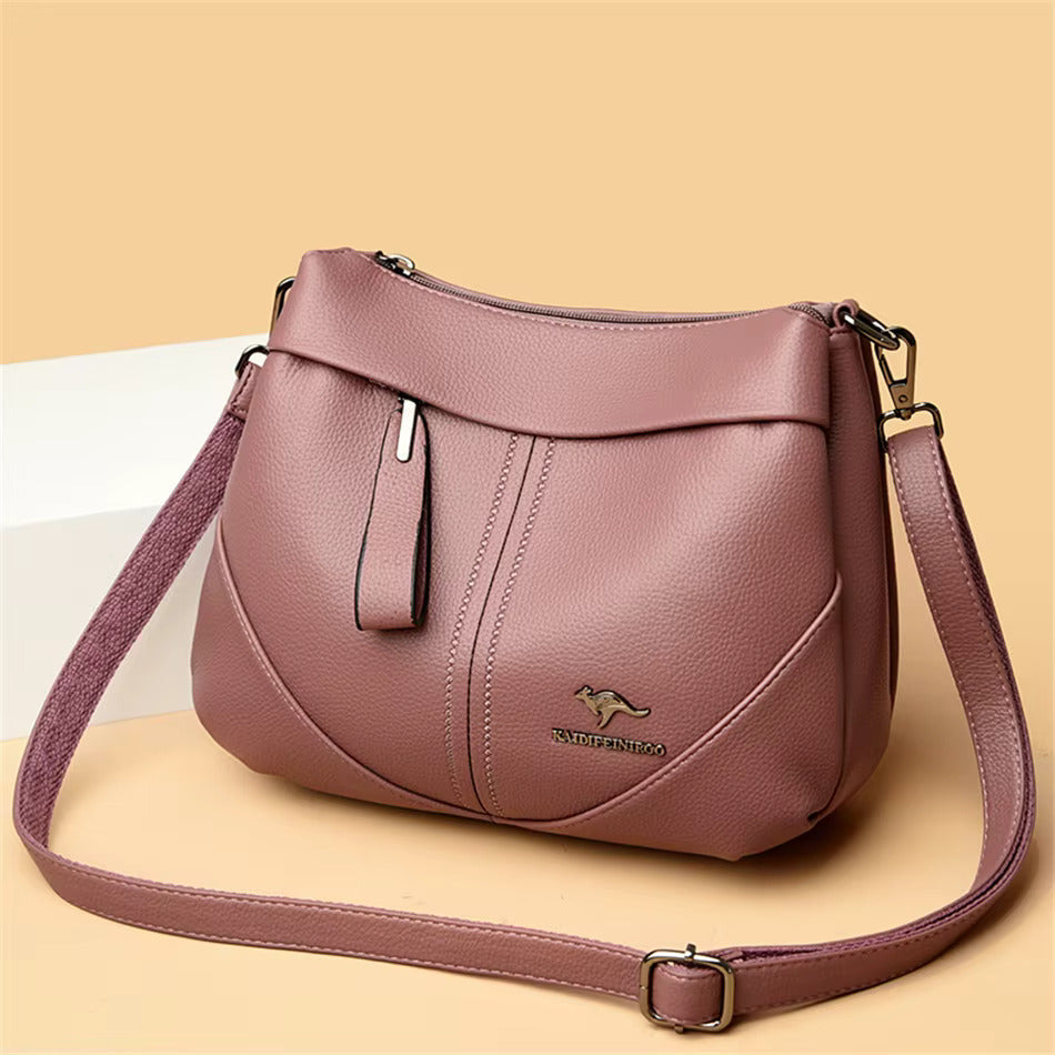 Julie | Women’s classic shoulder bag with adjustable strap and zip pocket