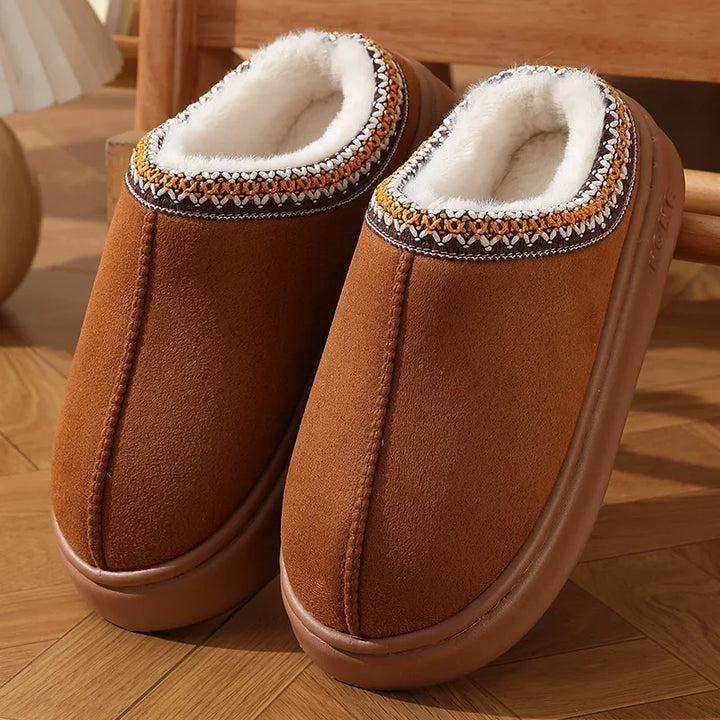 Kailise | Women’s fluffy platform slippers for cosy indoor comfort