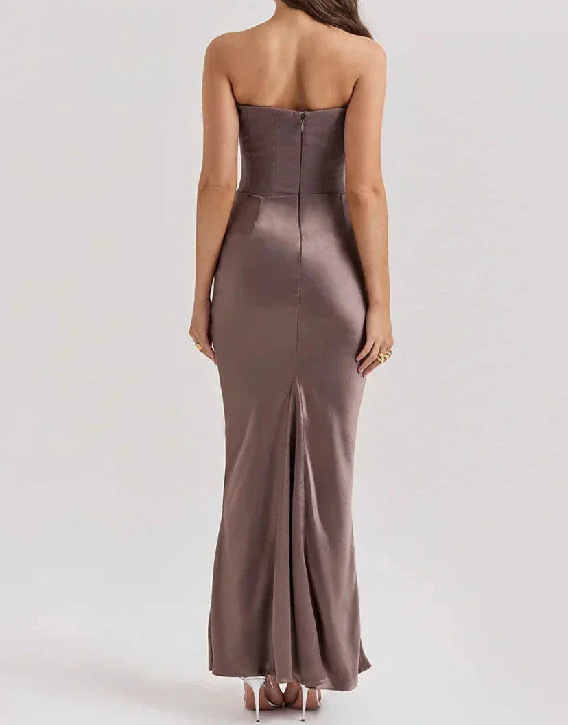 Vera | Strapless tube elegant maxi dress