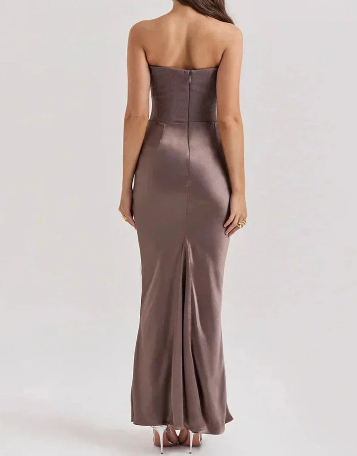 Vera | Strapless tube elegant maxi dress
