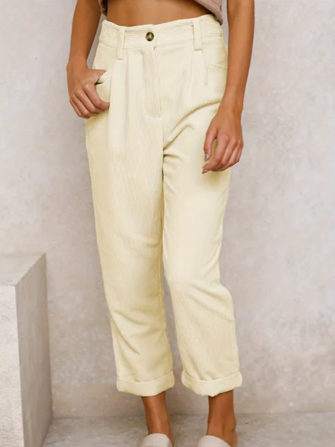 Nyla | Casual timeless corduroy pants