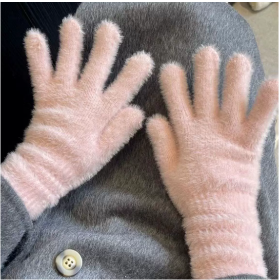 Rixa | Women’s soft knit winter gloves with a smooth, plush finish