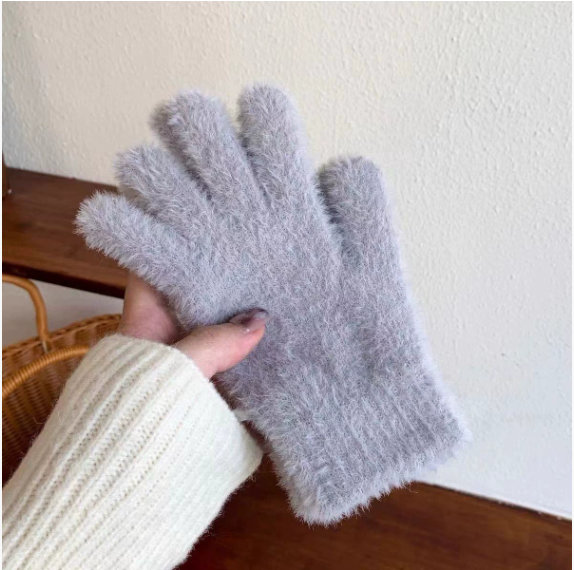Rixa | Women’s soft knit winter gloves with a smooth, plush finish