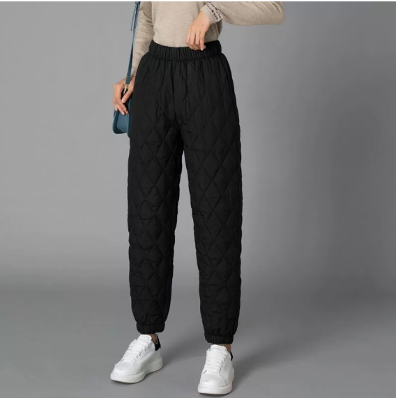 Havil | Women’s quilted winter pants with a relaxed tapered silhouette