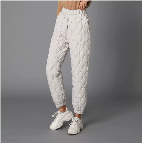 Havil | Women’s quilted winter pants with a relaxed tapered silhouette