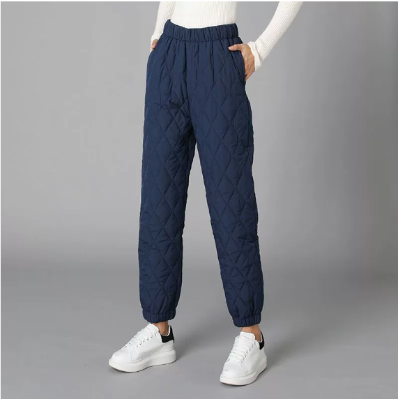 Havil | Women’s quilted winter pants with a relaxed tapered silhouette