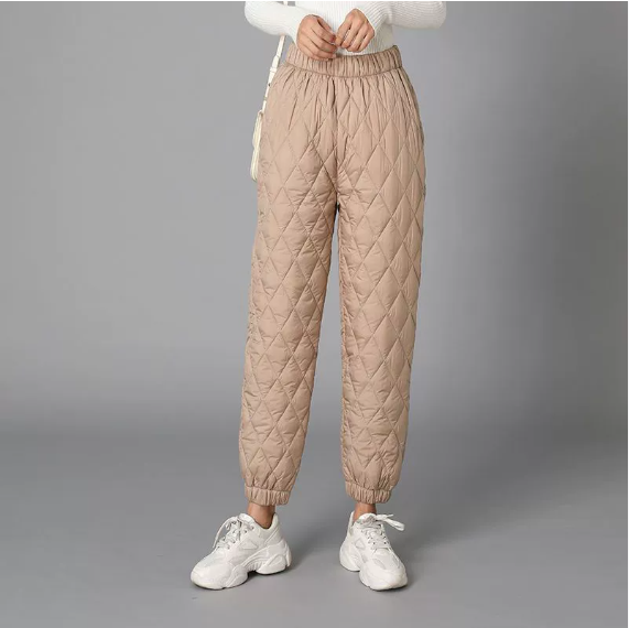 Havil | Women’s quilted winter pants with a relaxed tapered silhouette